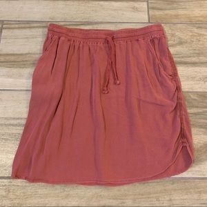 Cute Saturday Sunday Anthropologie Skirt red rust